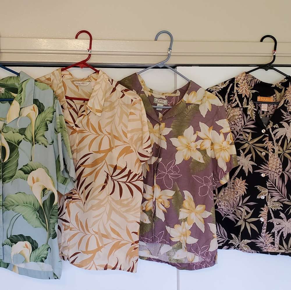 Tommy Bahama button silk shirt
